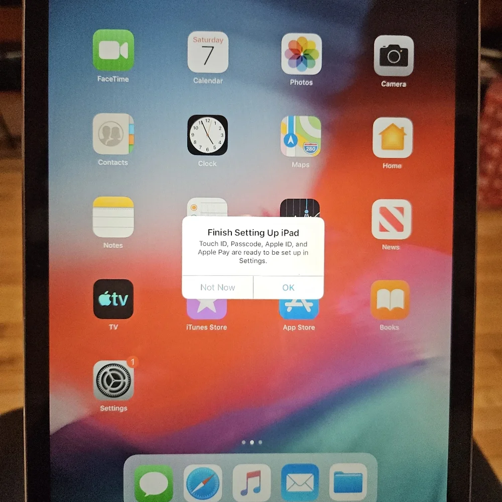 Apple iPad - Black and Silver